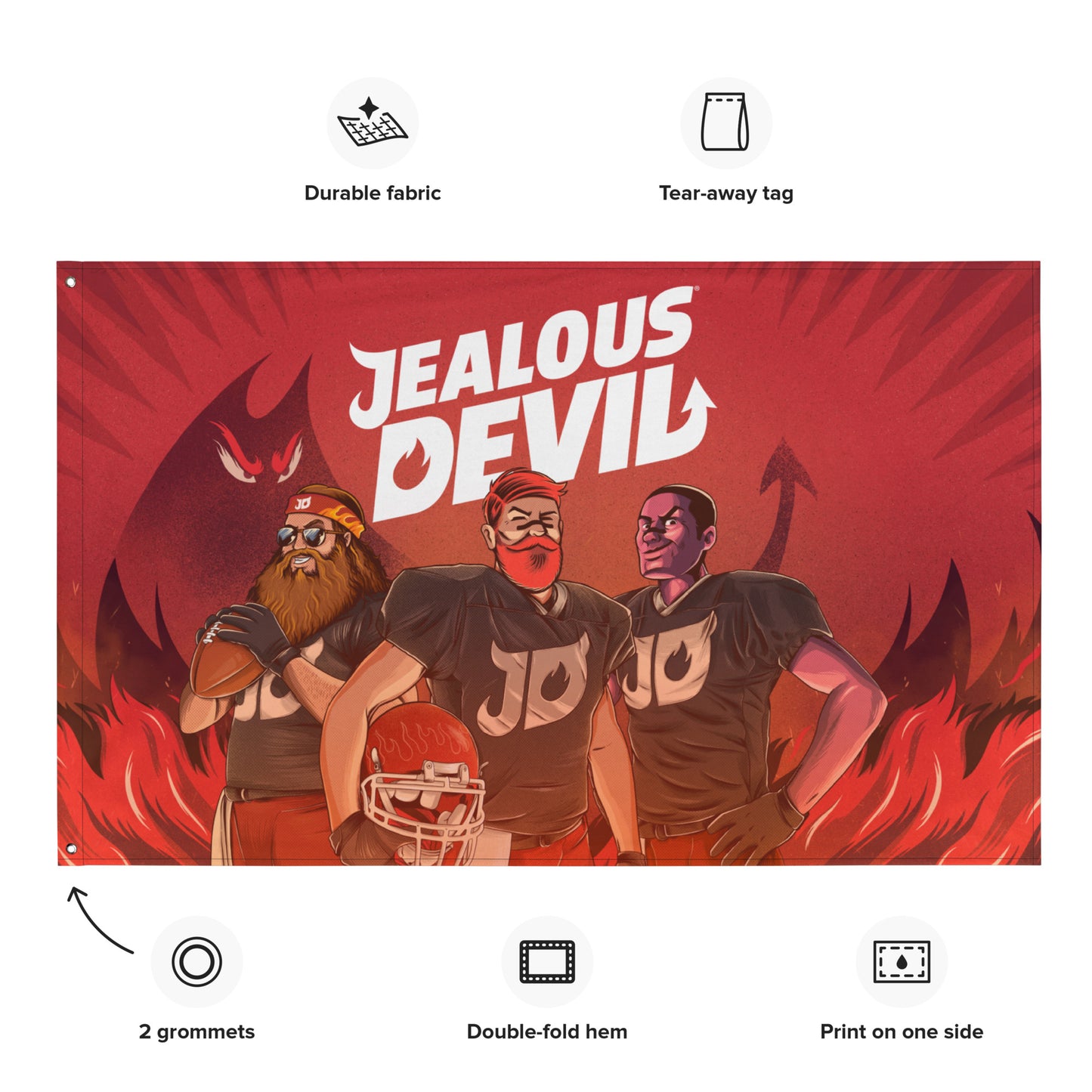 Jealous Devil Tailgate Flag