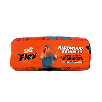 Flex Hardwood Grilling Briquets 14lb Bag