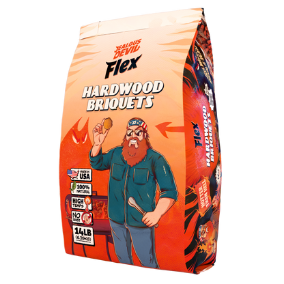 Flex Hardwood Grilling Briquets 14lb Bag