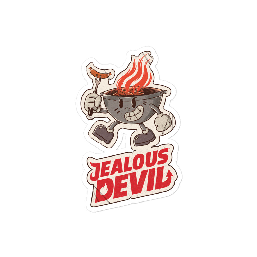 Jealous Devil Grill Sticker